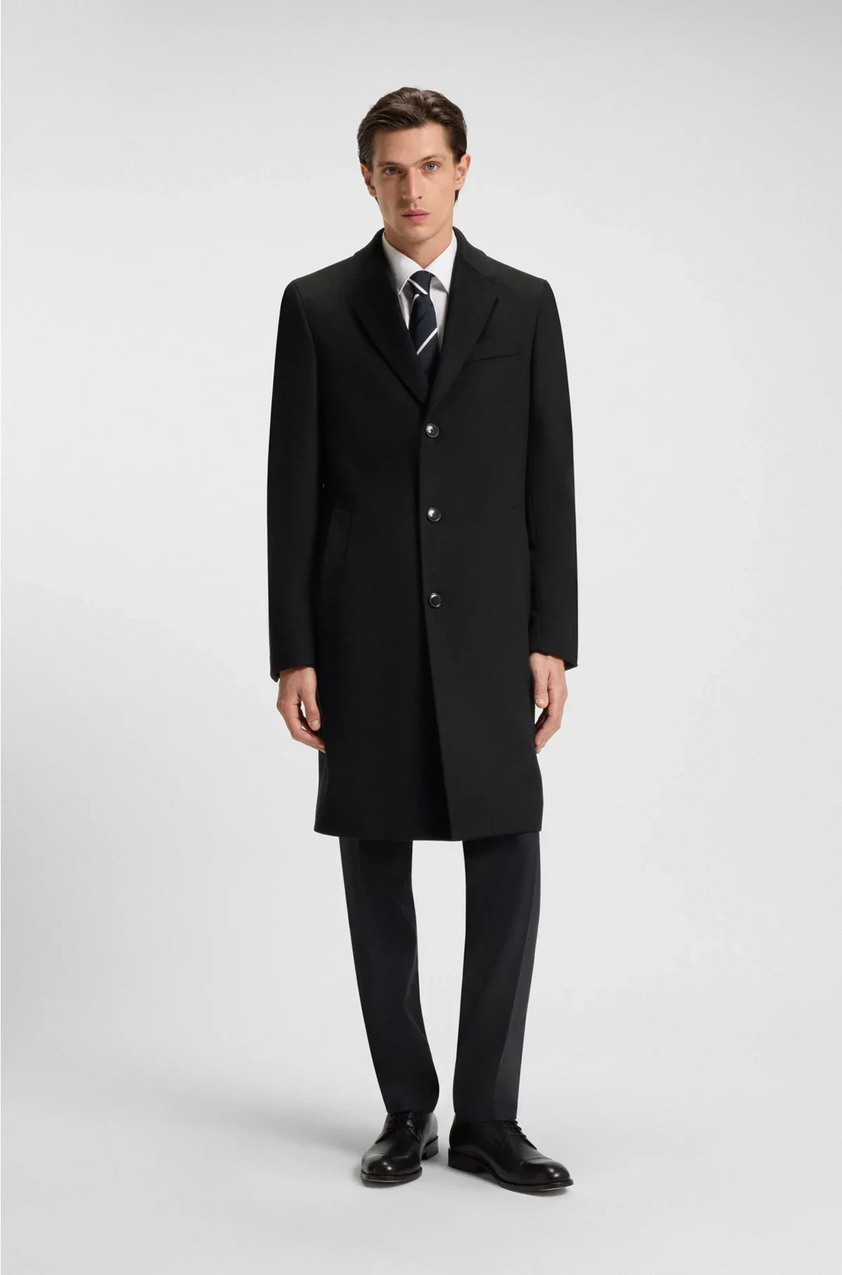 CAPPOTTO SLIM FIT IN LANA E CASHMERE