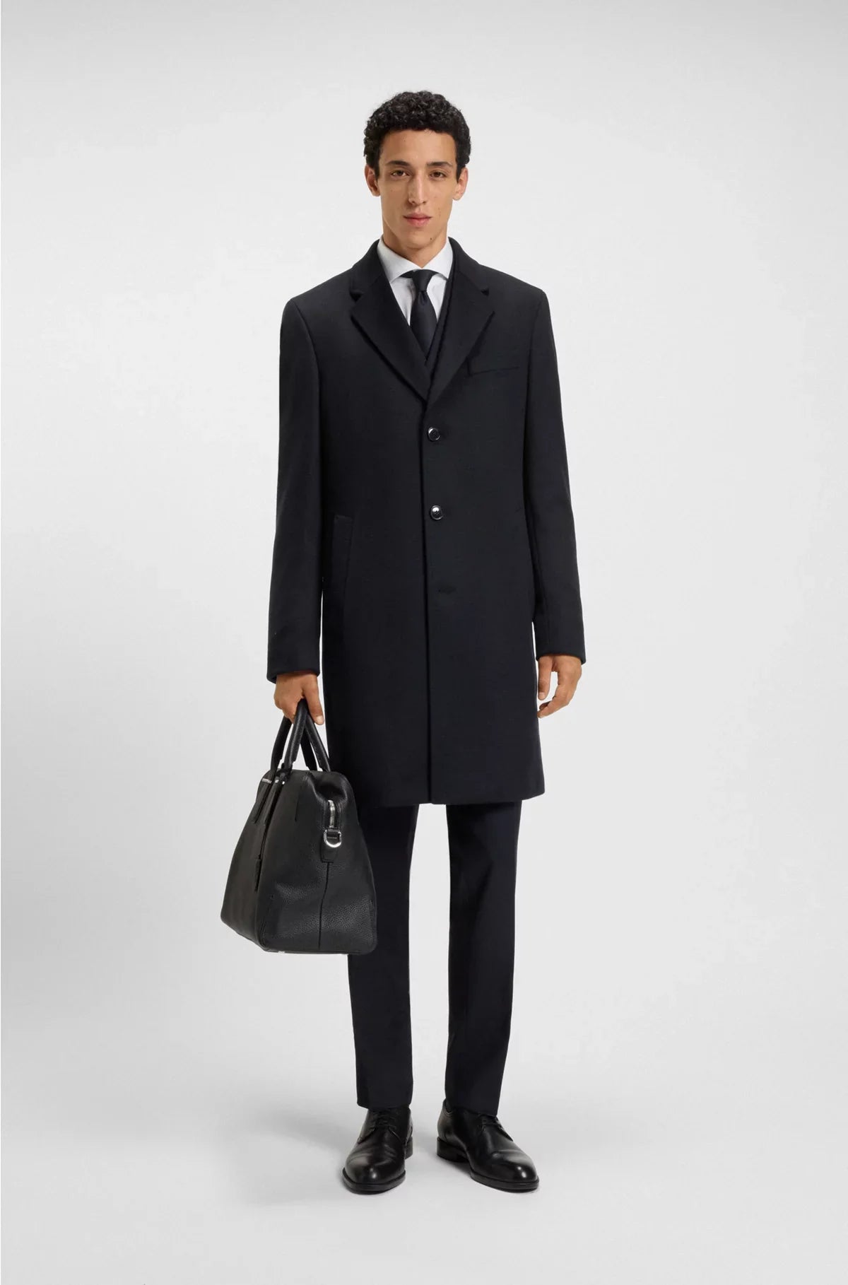 CAPPOTTO SLIM FIT IN LANA E CASHMERE