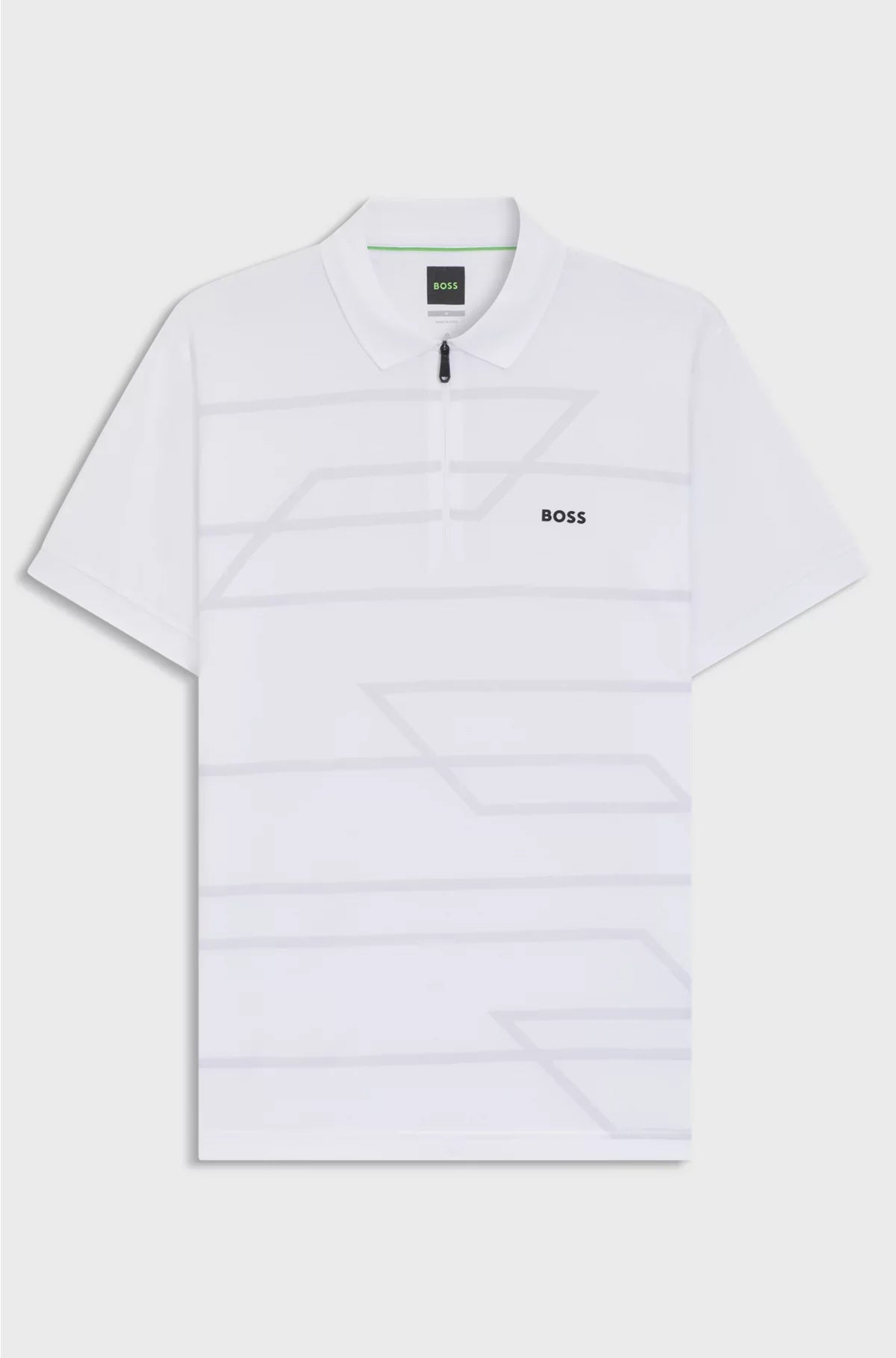 SLIM-FIT POLO SHIRT IN COTTON WITH PRINTED PATTERN