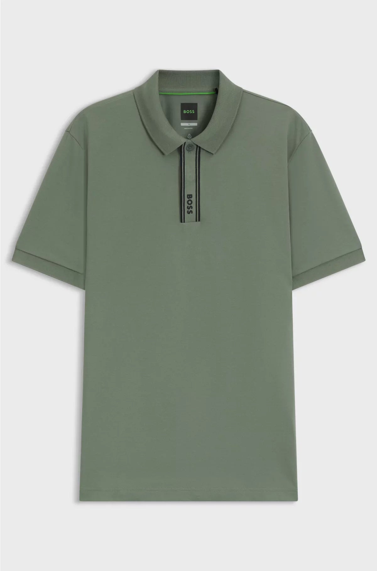 PADDY POLO SHIRT WITH STRIPED PLACKET AND LOGO