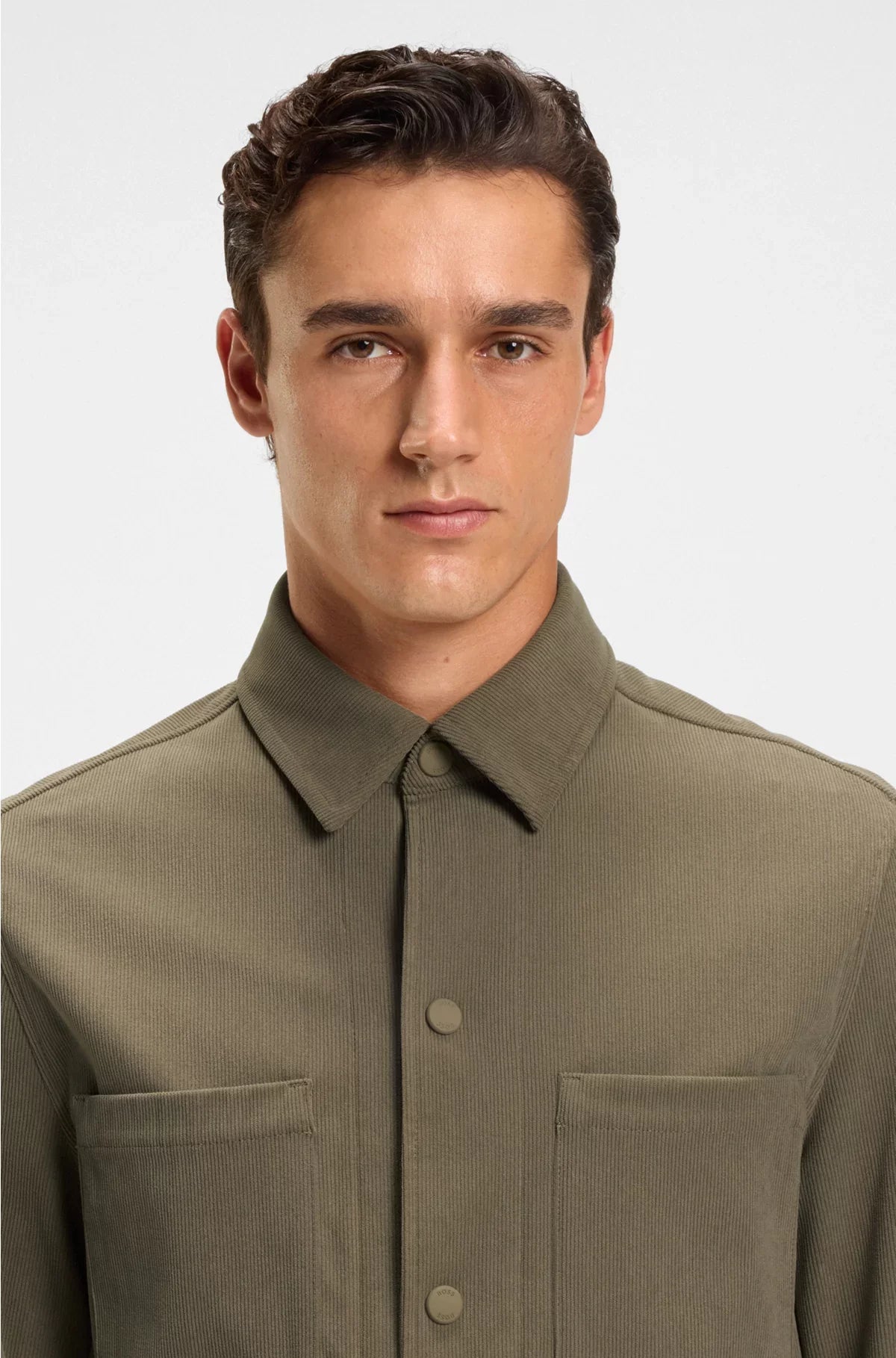 RELAXED-FIT JACKET IN PERFORMANCE CORDUROY