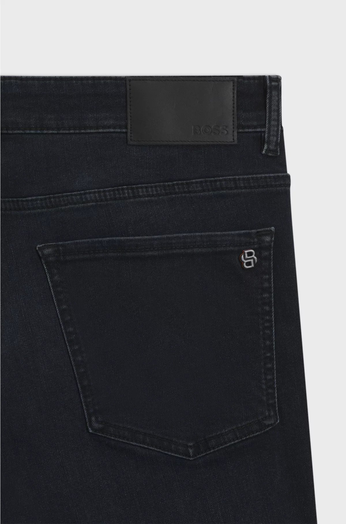DELAWARE SLIM-FIT JEANS IN BLUE-BLACK SOFT-MOTION DENIM