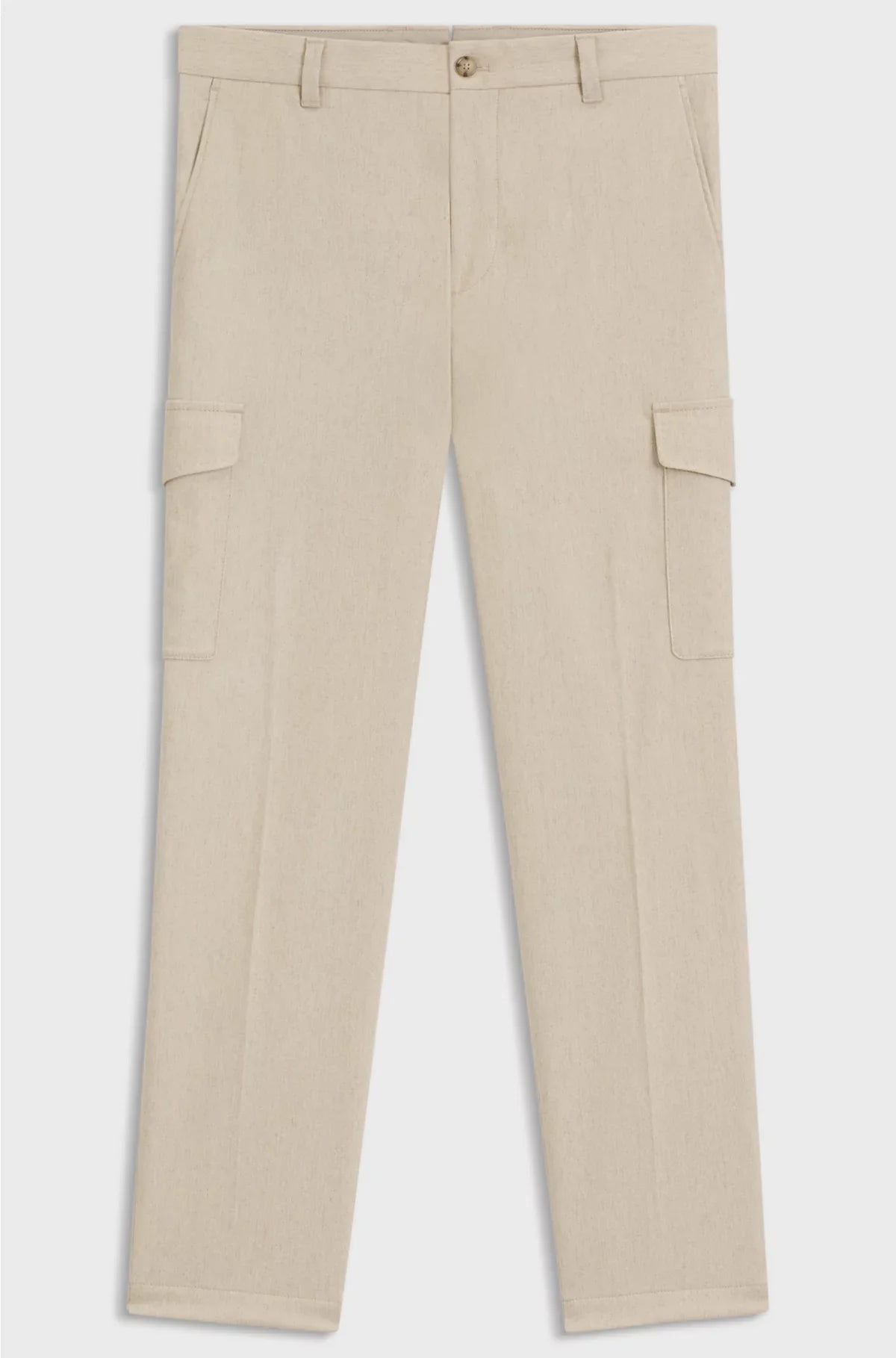 TAPERED-FIT TROUSERS WITH CARGO POCKETS