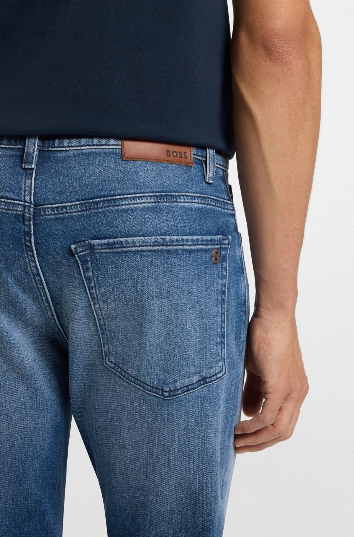 MAINE REGULAR-FIT JEANS IN BLUE COMFORT-STRETCH DENIM
