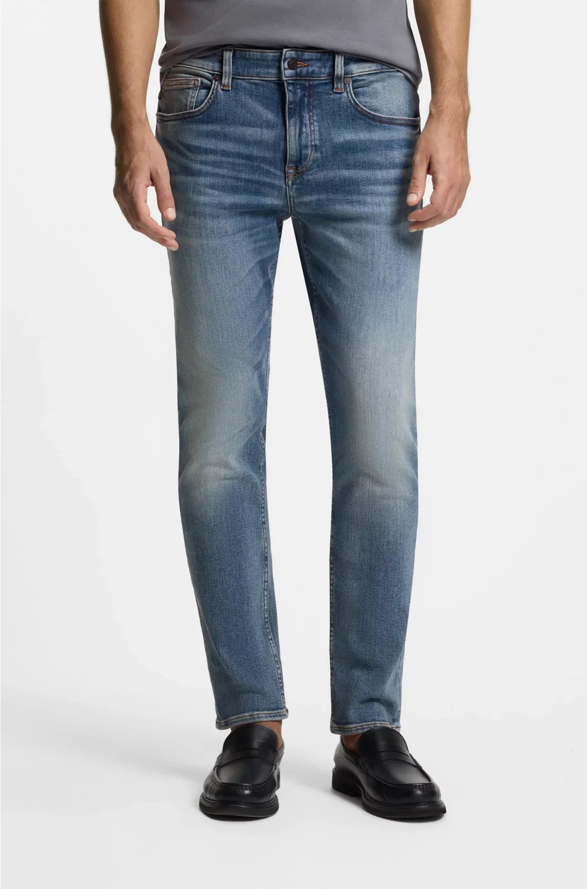 DELAWARE SLIM-FIT JEANS IN BLUE SOFT-MOTION DENIM