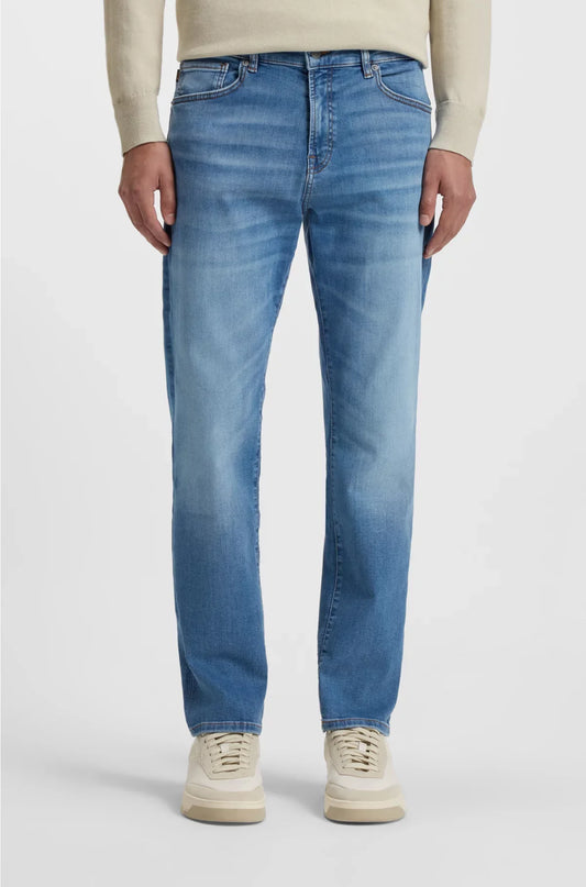 MAINE REGULAR-FIT JEANS IN INDIGO STRETCH DENIM
