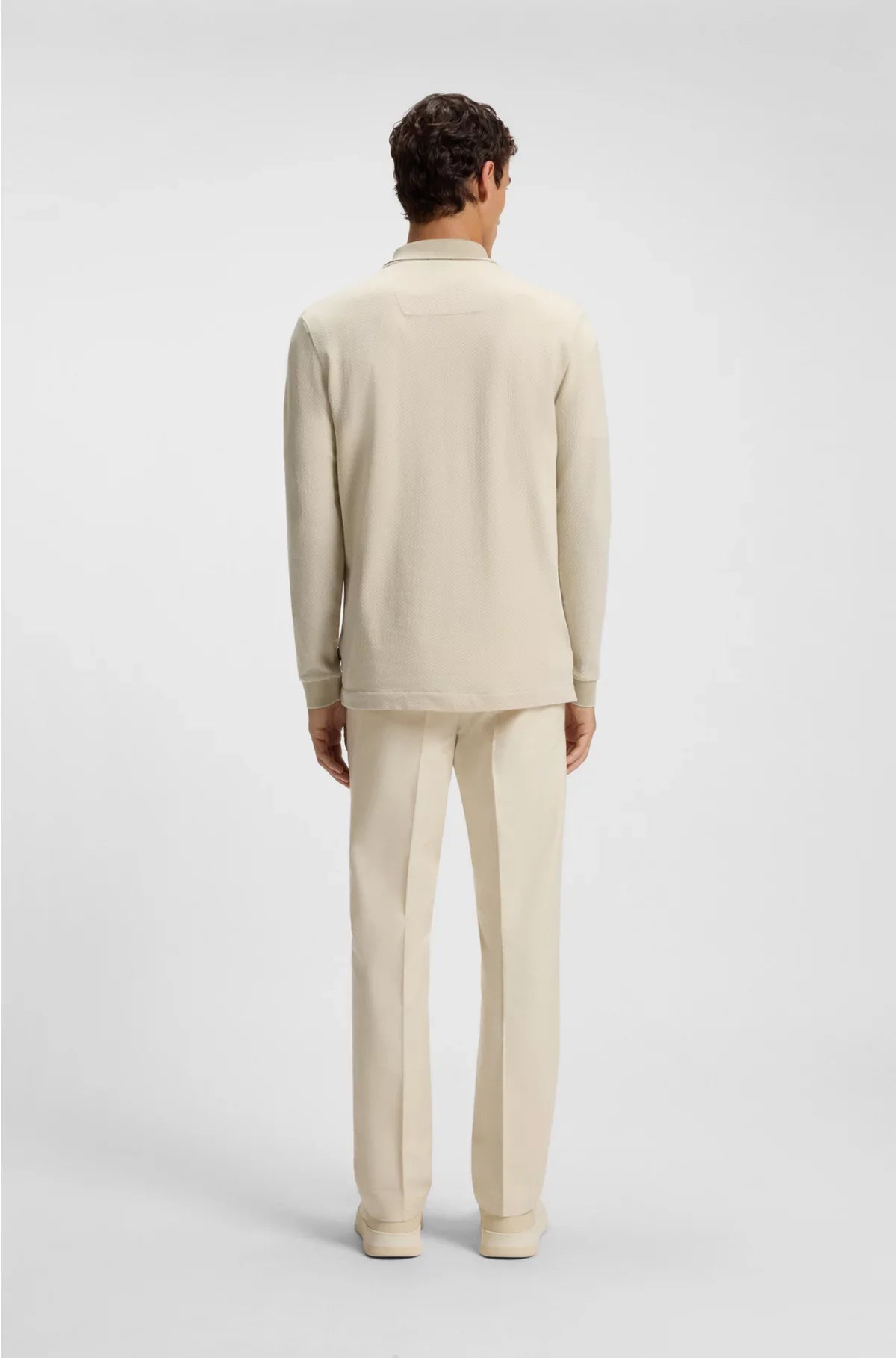 POLO IN COTONE MERCERIZZATO CON STRUTTURA BICOLORE