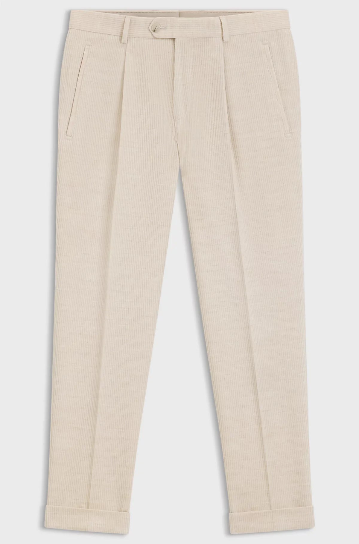 RELAXED-FIT TROUSERS IN COTTON-ALPACA CORDUROY