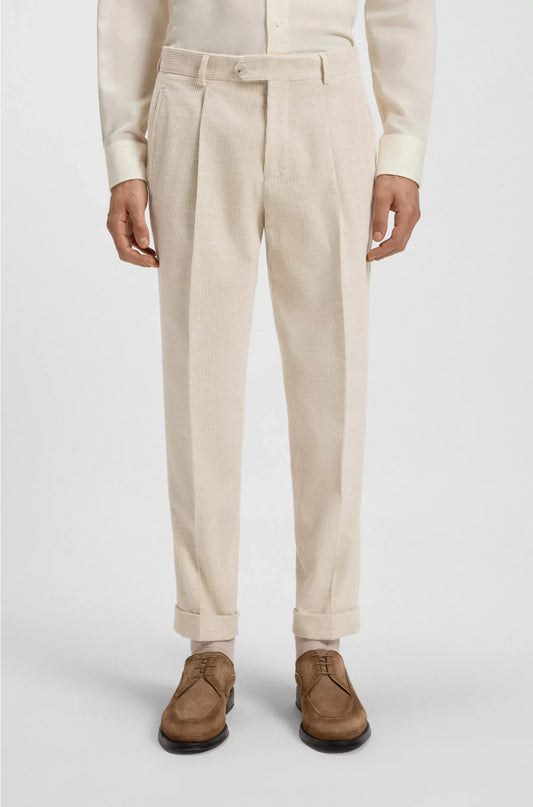 RELAXED-FIT TROUSERS IN COTTON-ALPACA CORDUROY