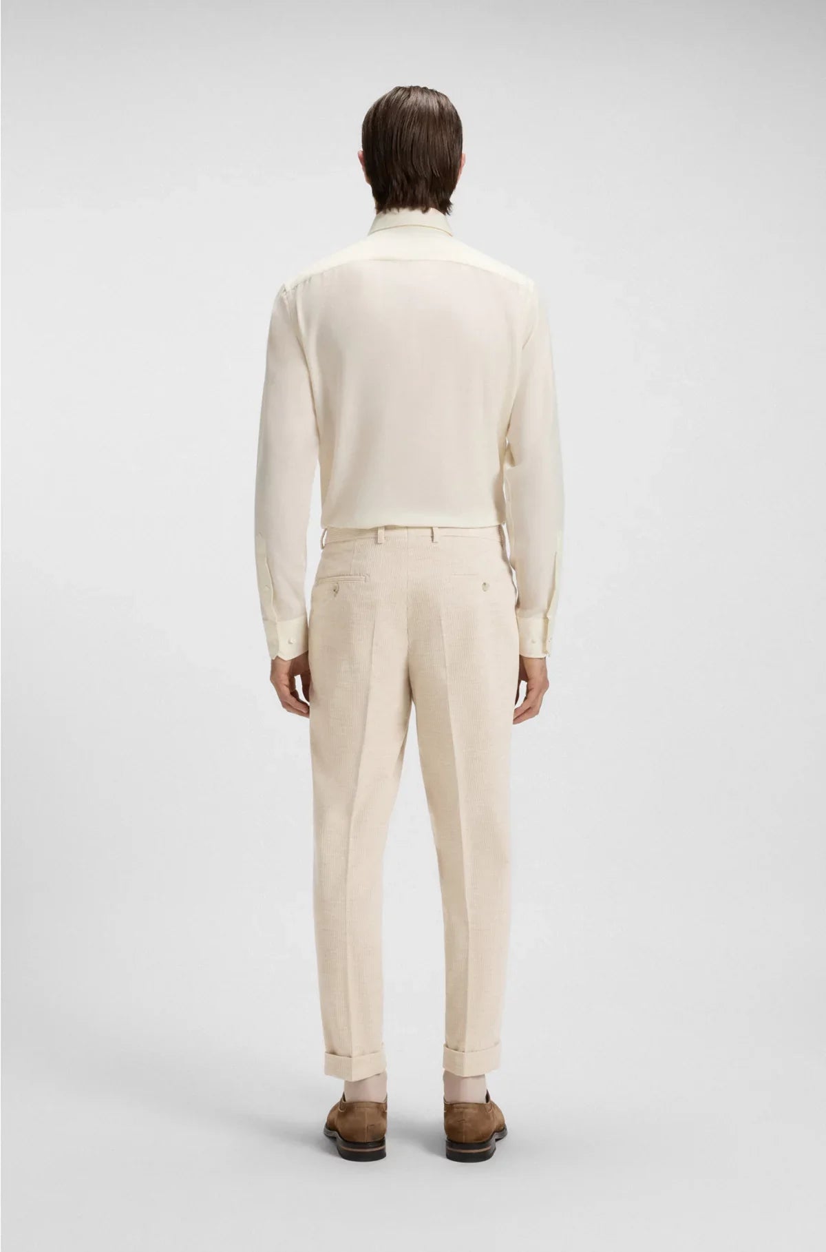 RELAXED-FIT TROUSERS IN COTTON-ALPACA CORDUROY
