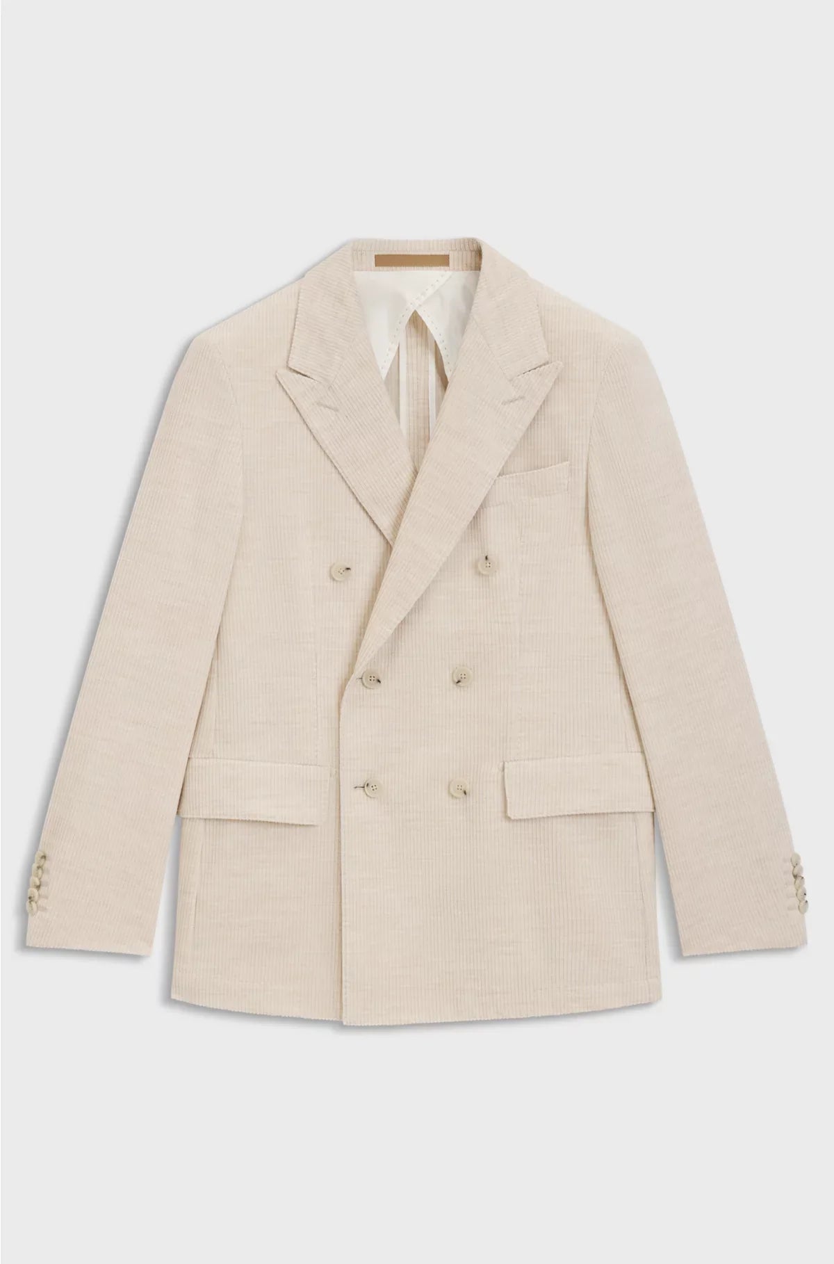 SLIM-FIT BLAZER IN COTTON-ALPACA CORDUROY