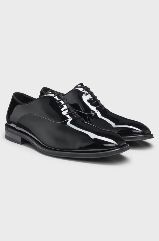 OXFORD SHOES IN PATENT FAUX LEATHER