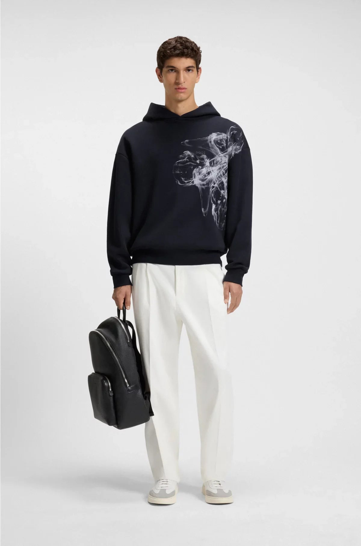 COTTON-TERRY HOODIE WITH ARTWORK