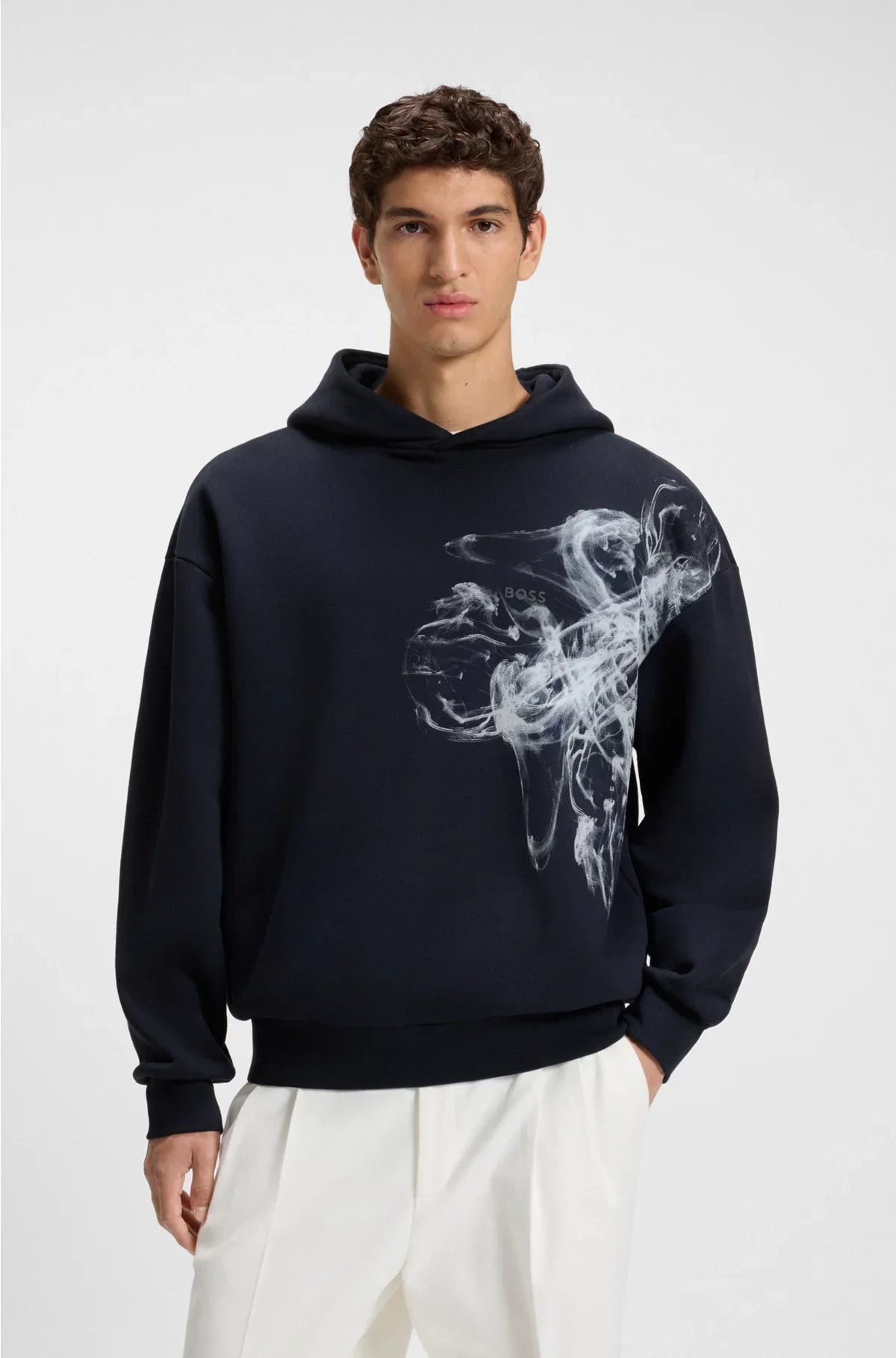 COTTON-TERRY HOODIE WITH ARTWORK