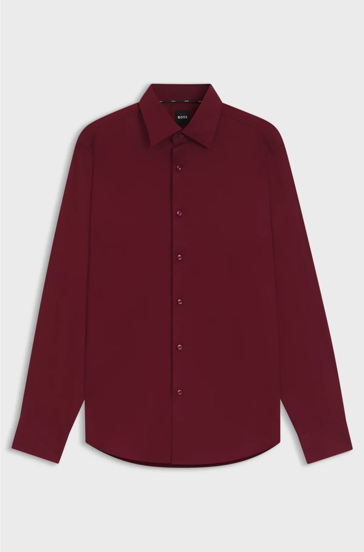 REGULAR-FIT SHIRT IN EASY-IRON COTTON SATIN