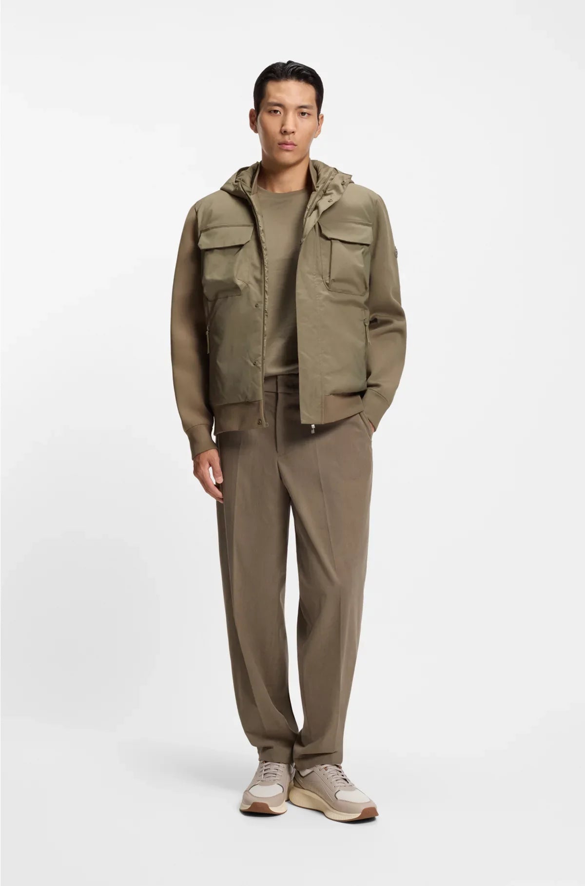 HOODED REGULAR-FIT JACKET WITH GORE-TEX?