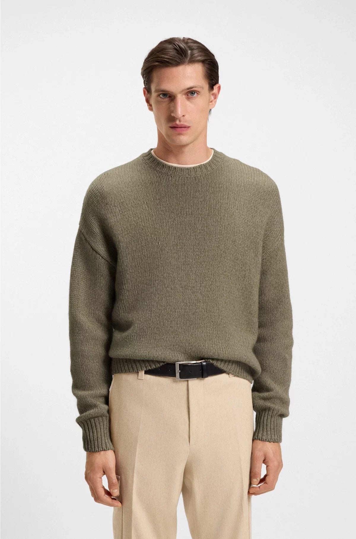 OVERSIZED-FIT SWEATER IN CASHMERE WITH COTTON