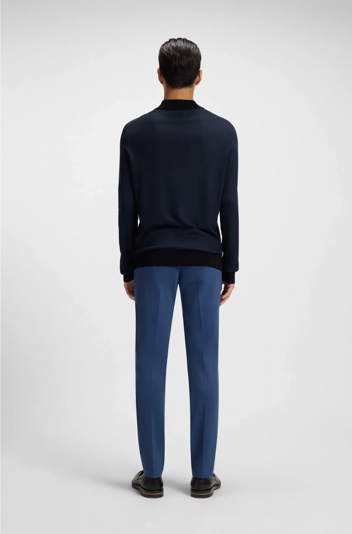 MOCK-NECK SWEATER IN SILK PIQUE