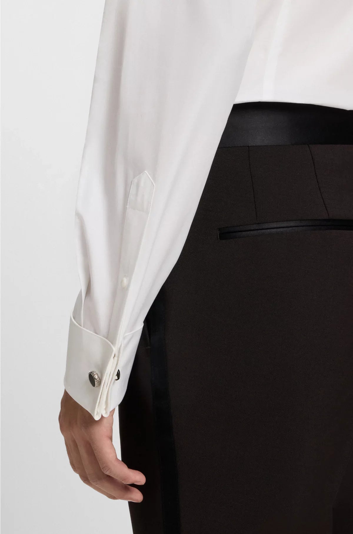 SLIM-FIT SHIRT IN ITALIAN-MADE COTTON POPLIN