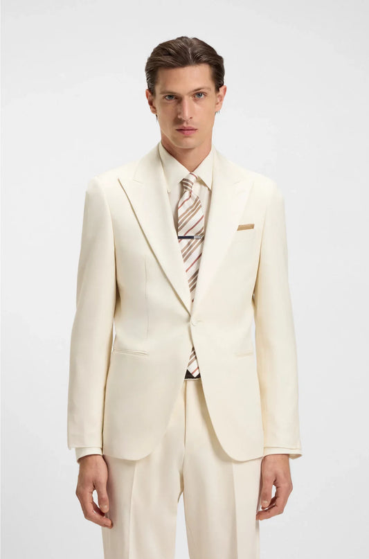 SLIM-FIT TUXEDO JACKET IN A SILK BLEND