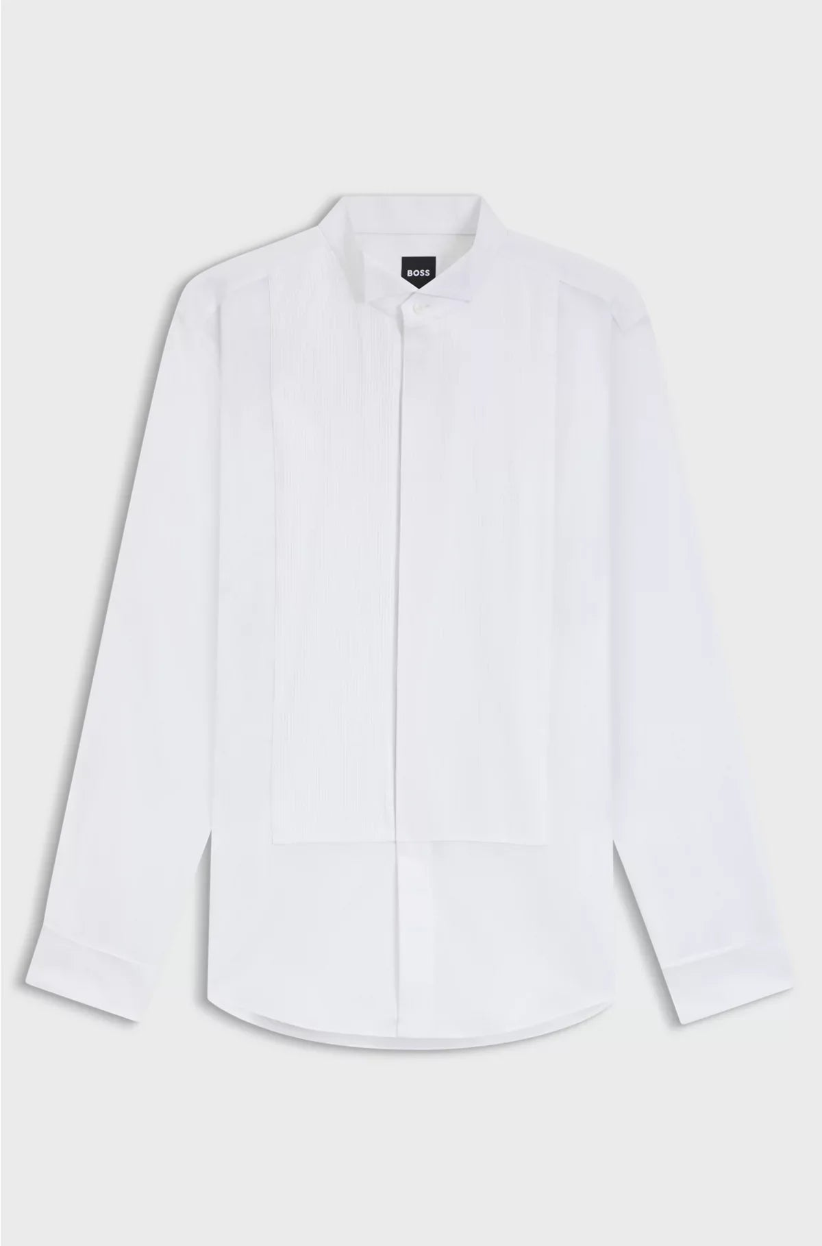 SLIM-FIT SHIRT IN EASY-IRON COTTON SATIN