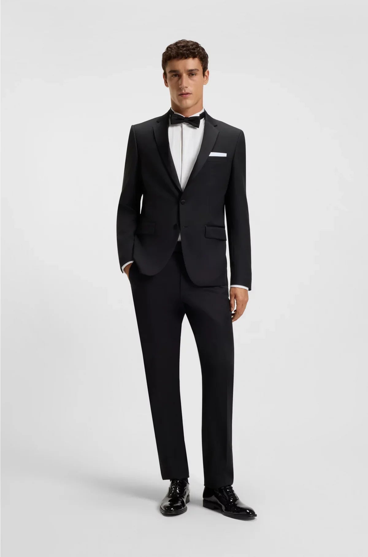 SLIM-FIT SHIRT IN EASY-IRON COTTON SATIN