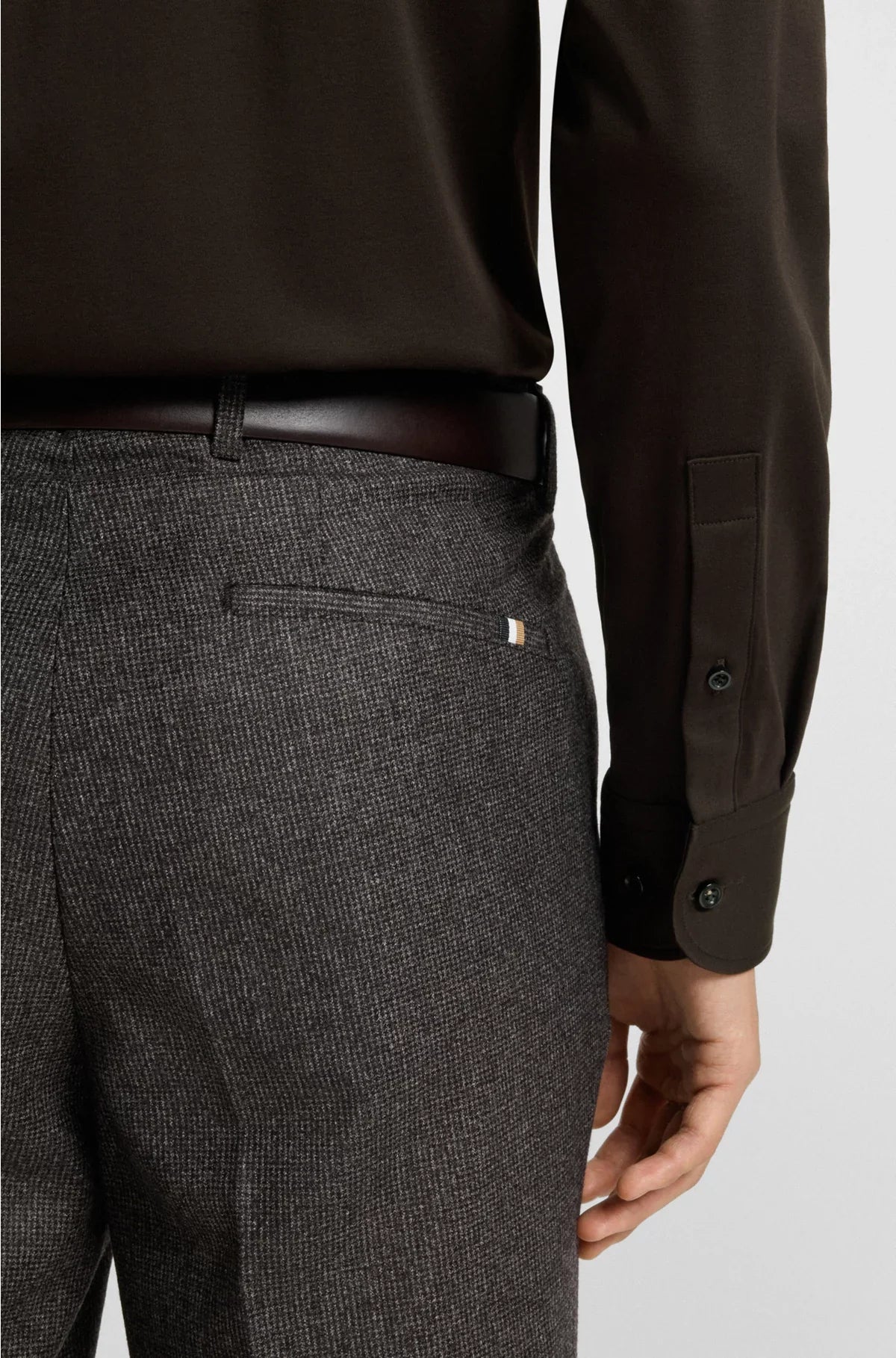 SLIM-FIT SHIRT IN MERCERISED COTTON