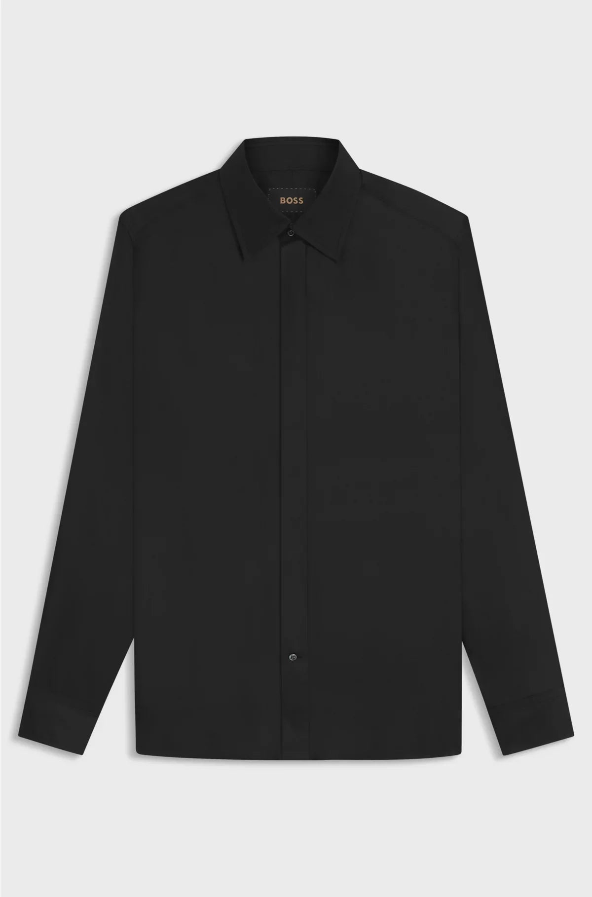 SLIM-FIT SHIRT IN ITALIAN-MADE SILK TWILL