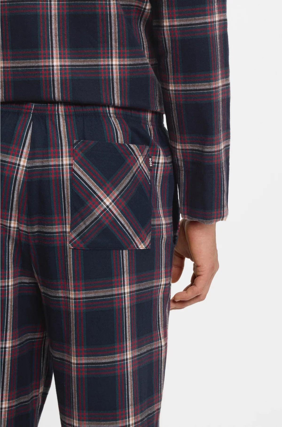 PANTALONI DEL PIGIAMA IN COTONE CON FANTASIA A QUADRI