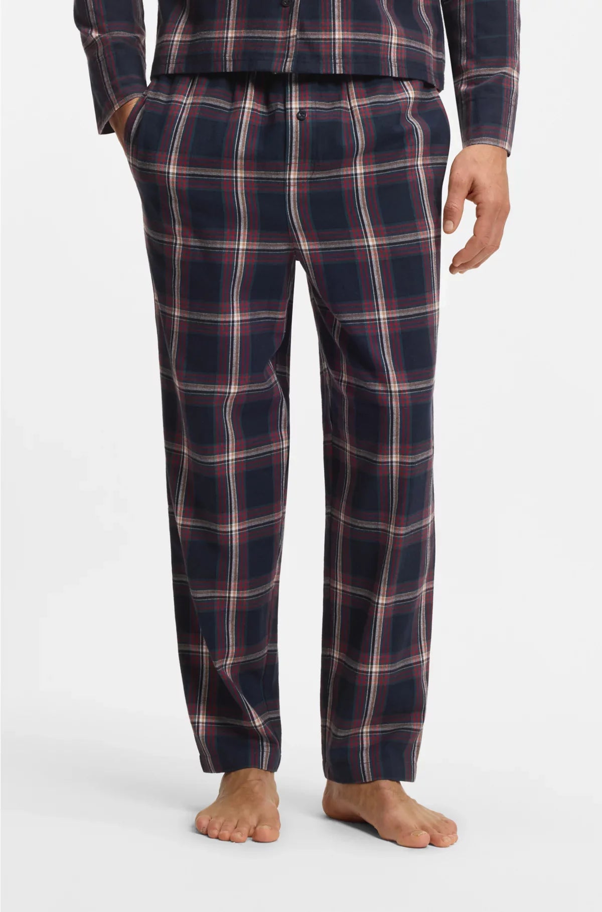 PANTALONI DEL PIGIAMA IN COTONE CON FANTASIA A QUADRI