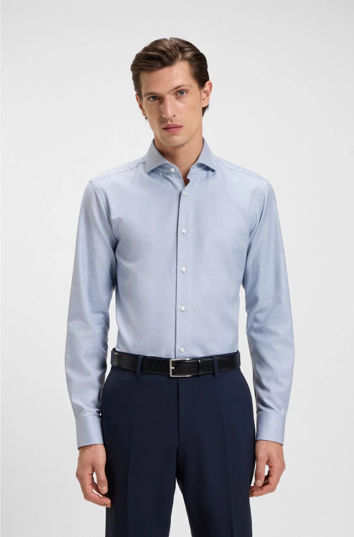 CAMICIA REGULAR-FIT IN TWILL DI COTONE STAMPATO