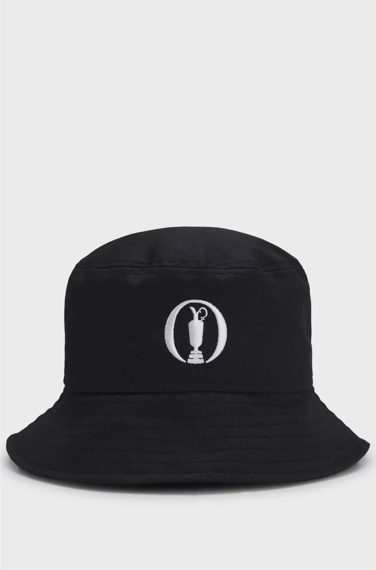 THE OPEN COTTON BUCKET HAT WITH EMBROIDERED BRANDING