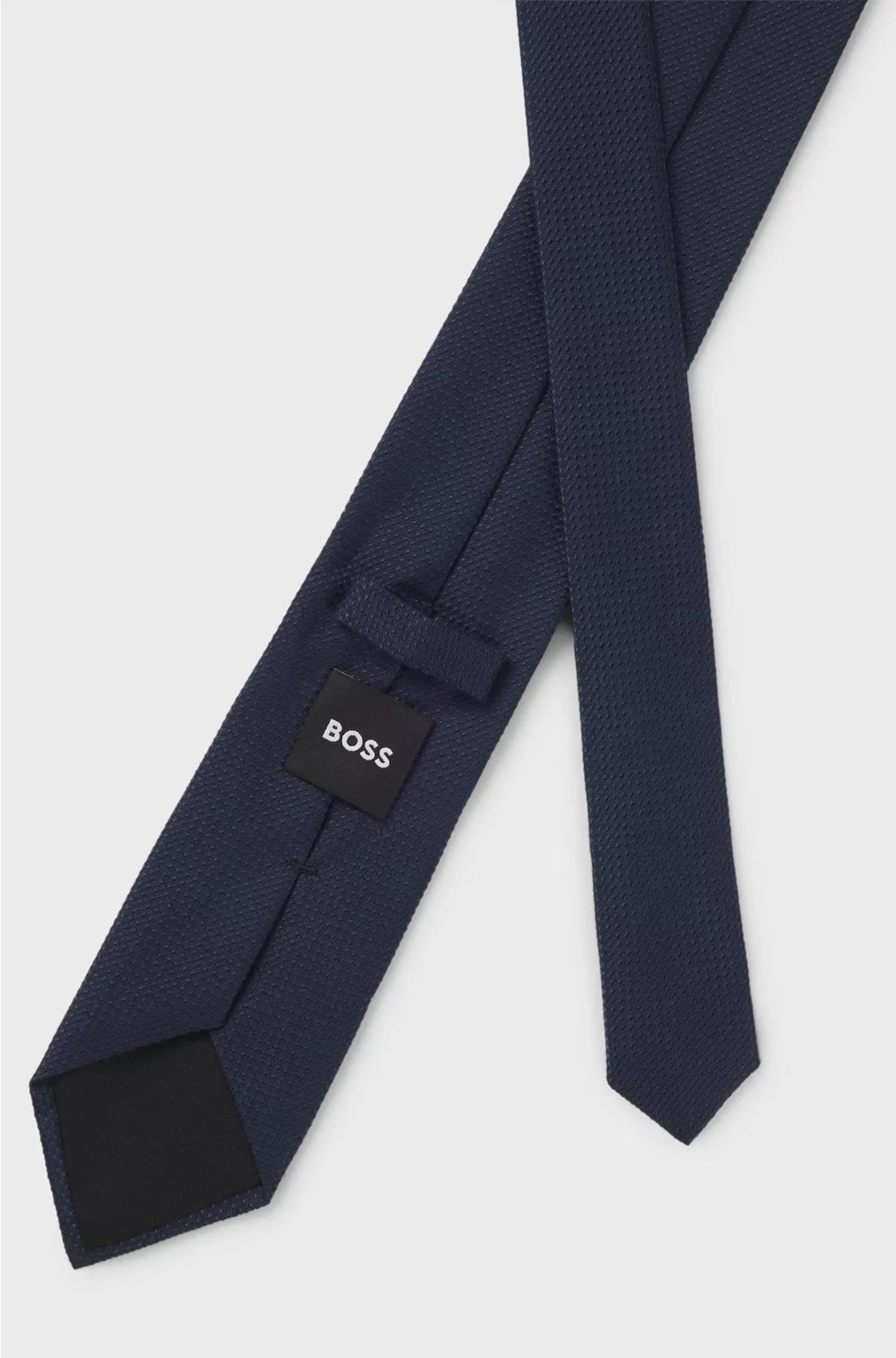 STRUCTURED TIE IN COTTON AND SILK