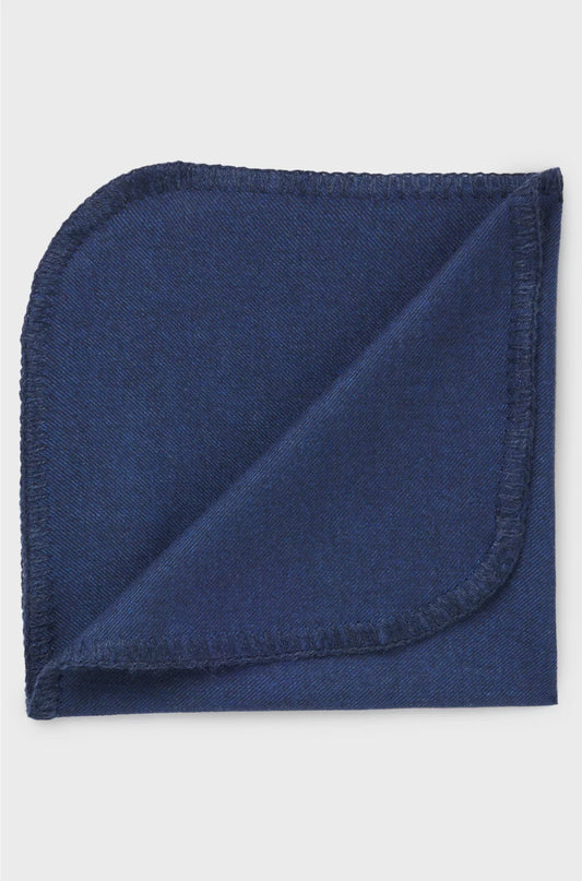 ITALIAN-MADE POCKET SQUARE IN MELANGE COTTON