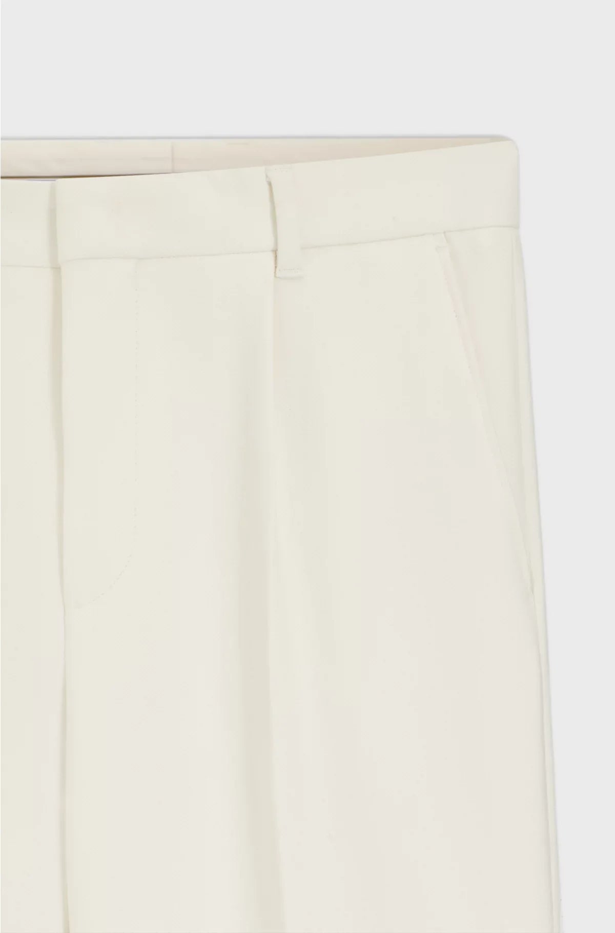 TAPERED-FIT TROUSERS IN STRETCH FABRIC