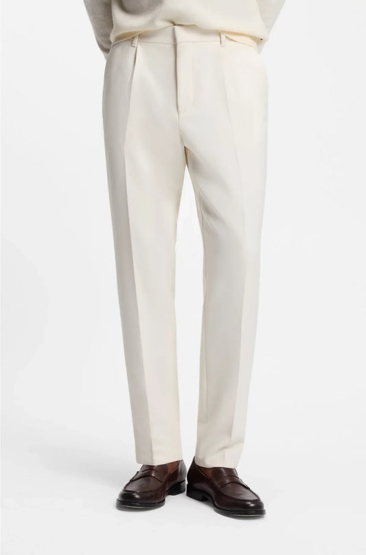 PANTALONI AFFUSOLATI IN TESSUTO ELASTICIZZATO