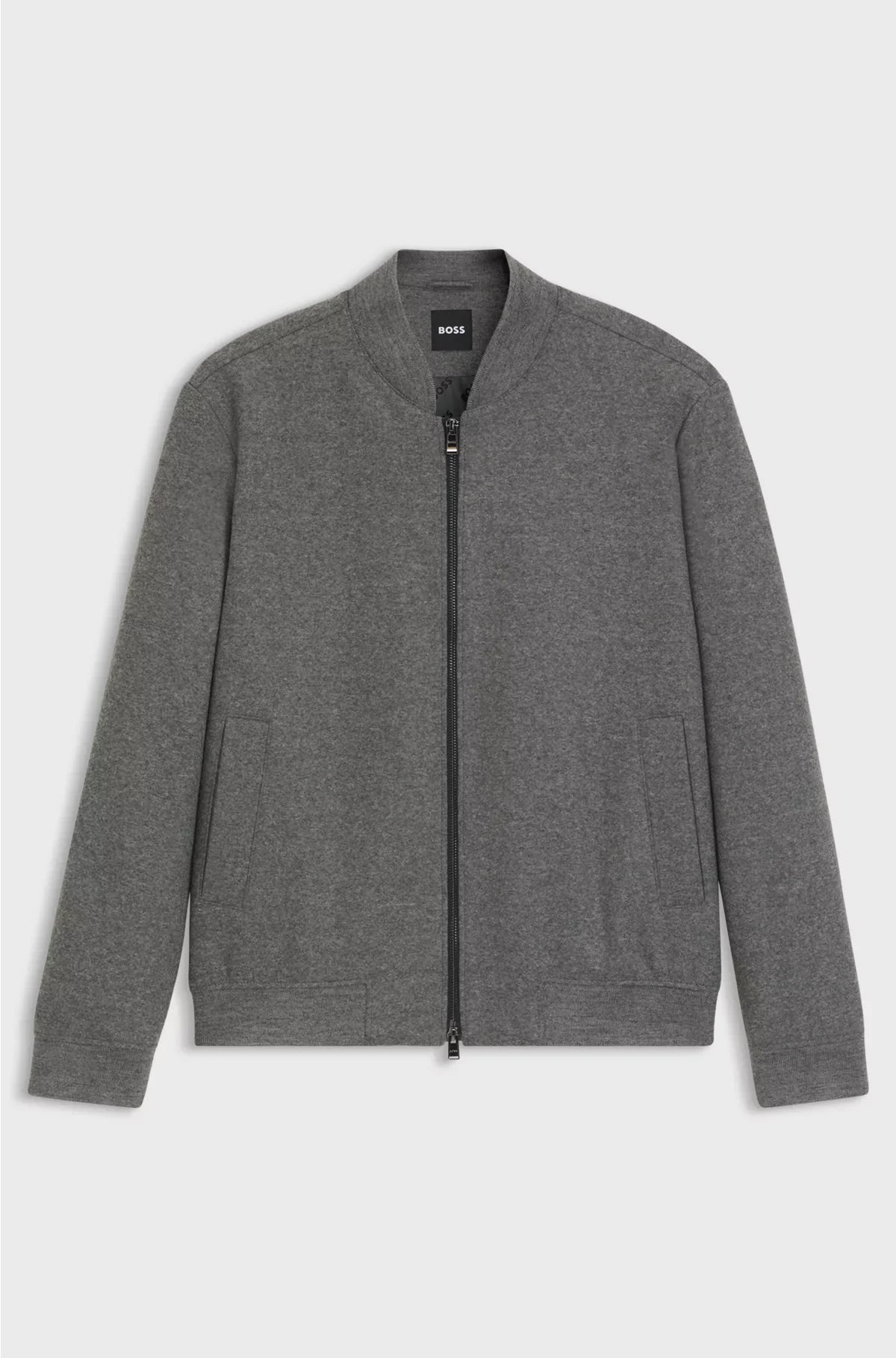 SLIM-FIT JACKET IN BRUSHED STRETCH FLANNEL
