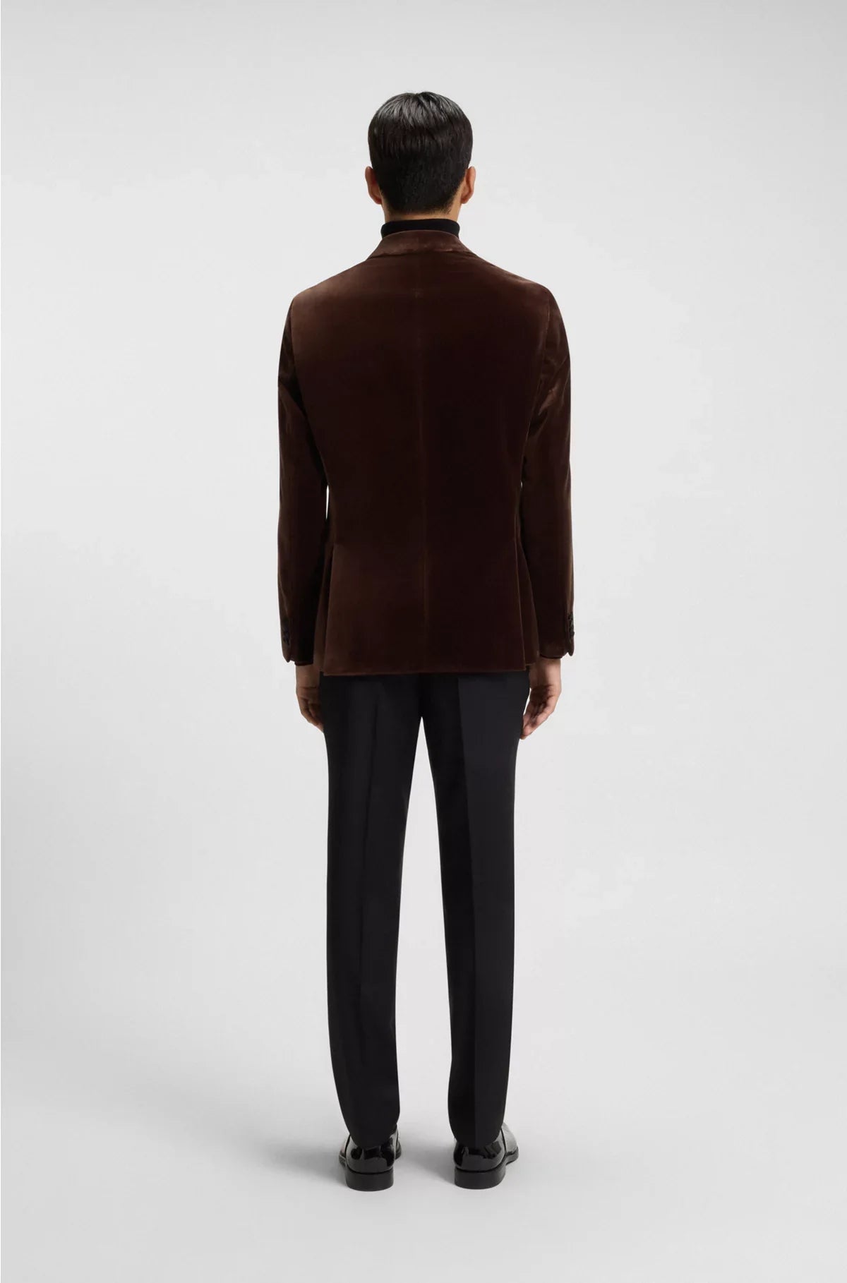 SLIM-FIT TUXEDO JACKET IN COTTON VELVET