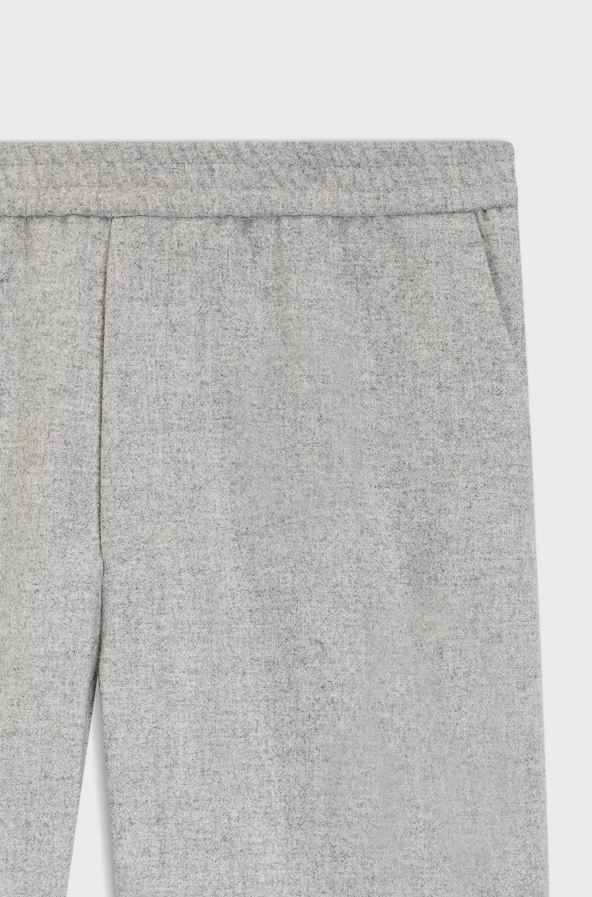 TAPERED-FIT TROUSERS IN A WOOL BLEND