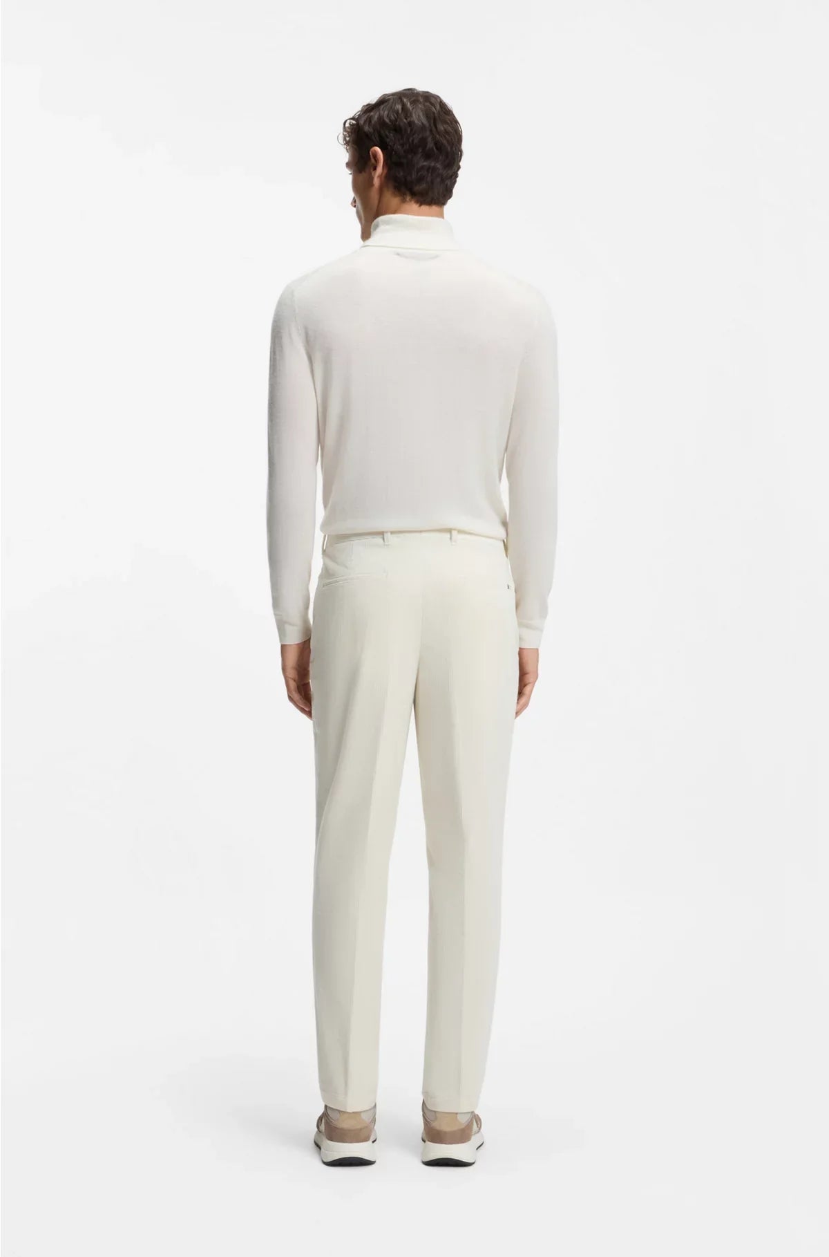 TAPERED-FIT TROUSERS IN STRETCH-COTTON CORDUROY