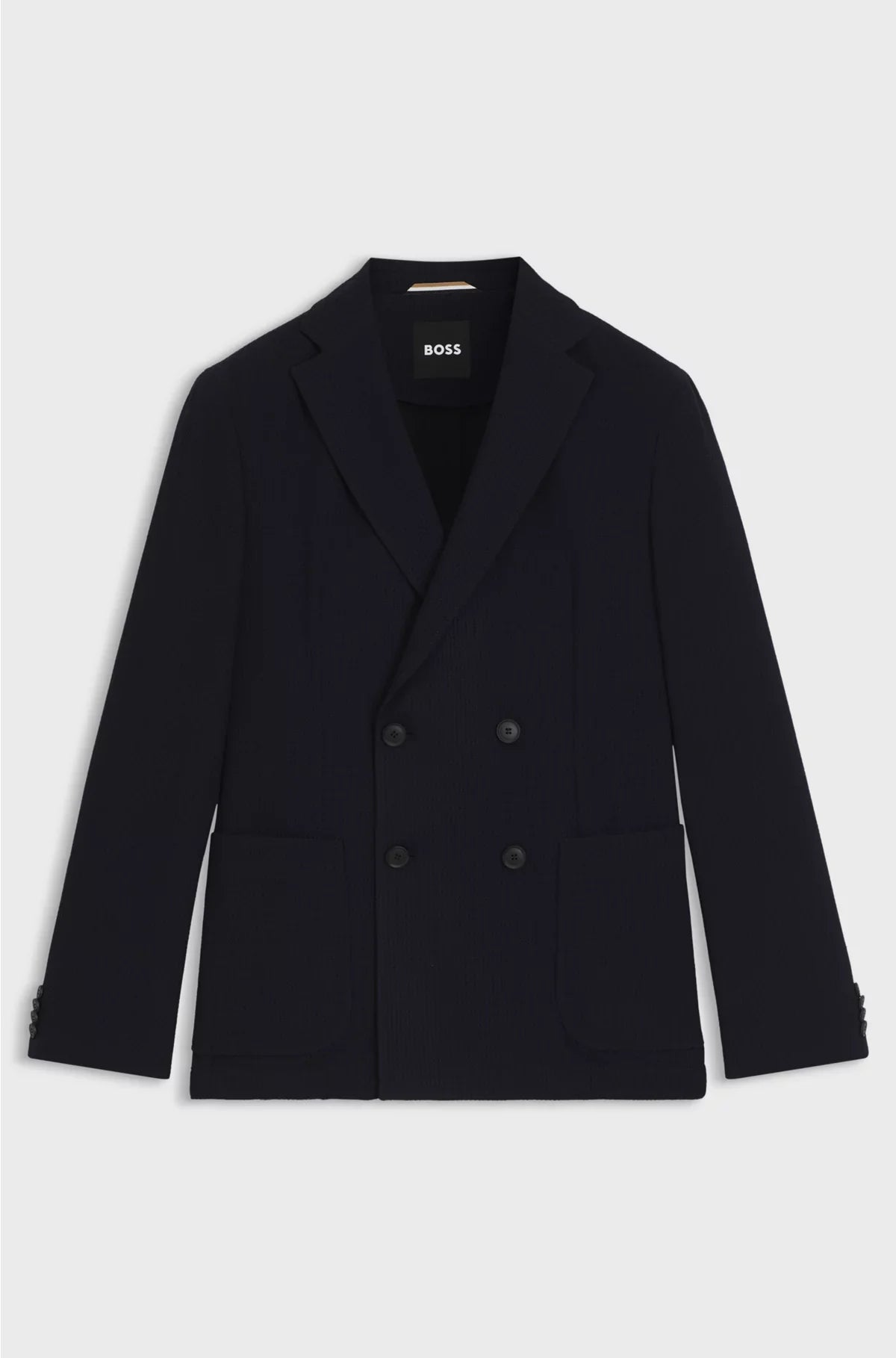 SLIM-FIT BLAZER INMICRO-PATTERNED STRETCH WOOL