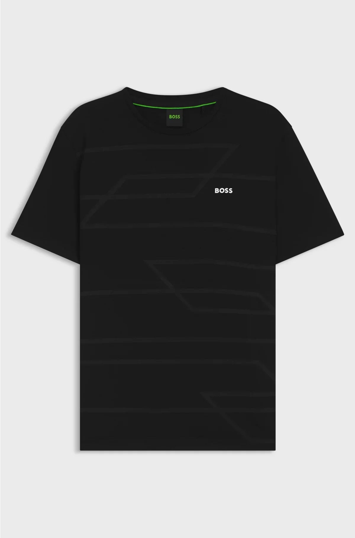 COTTON-JERSEY T-SHIRT WITH MELANGE PRINT
