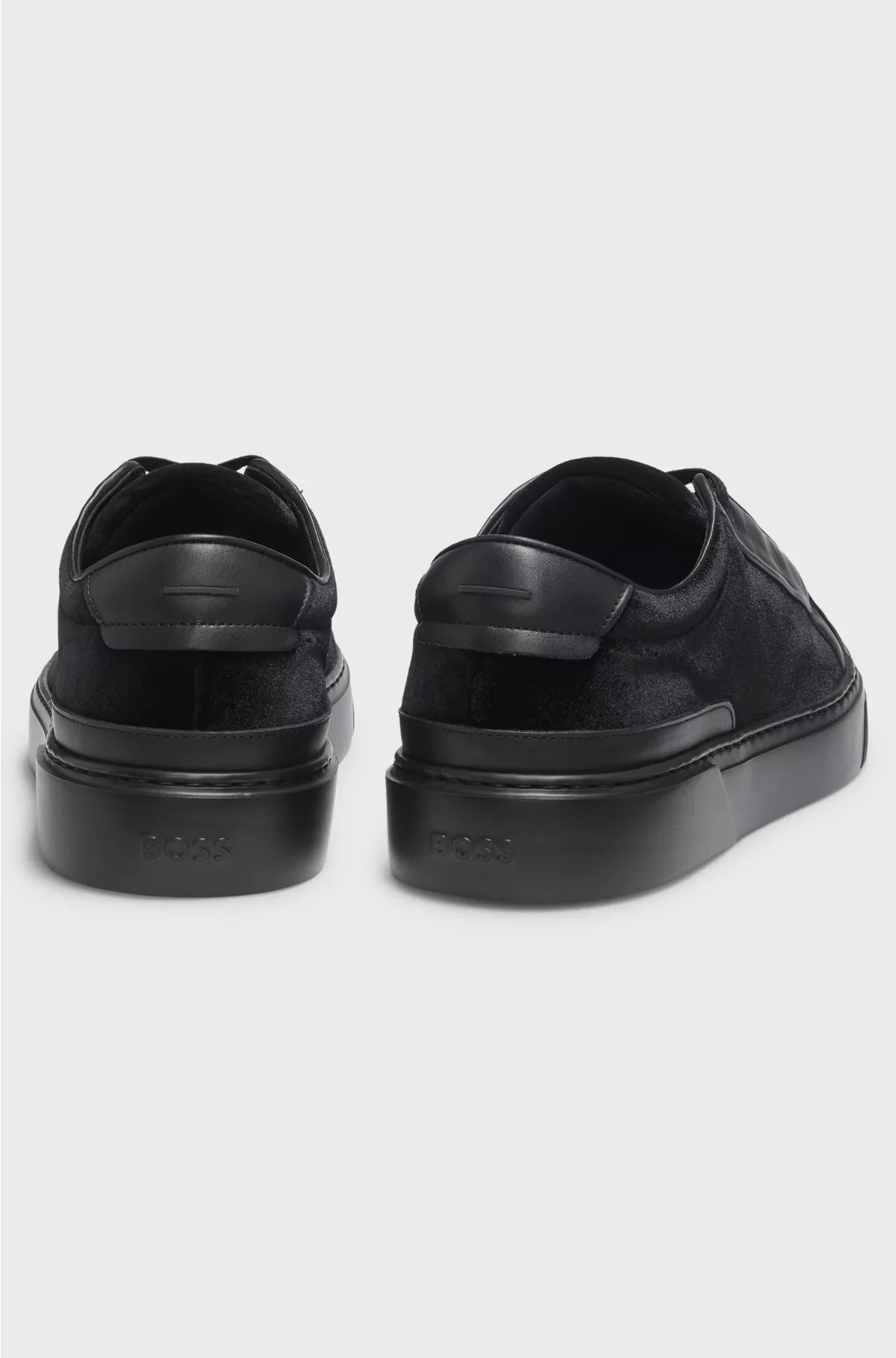 GARY TRAINERS WITH LEATHER TRIMS