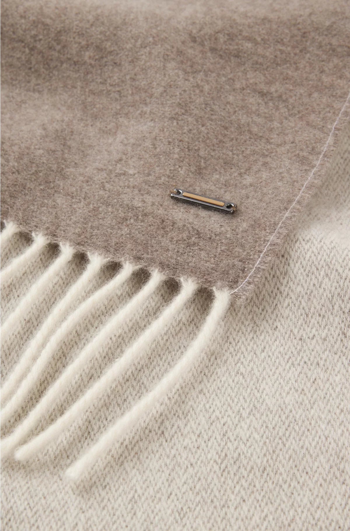 DOUBLE-FACED CASHMERE SCARF