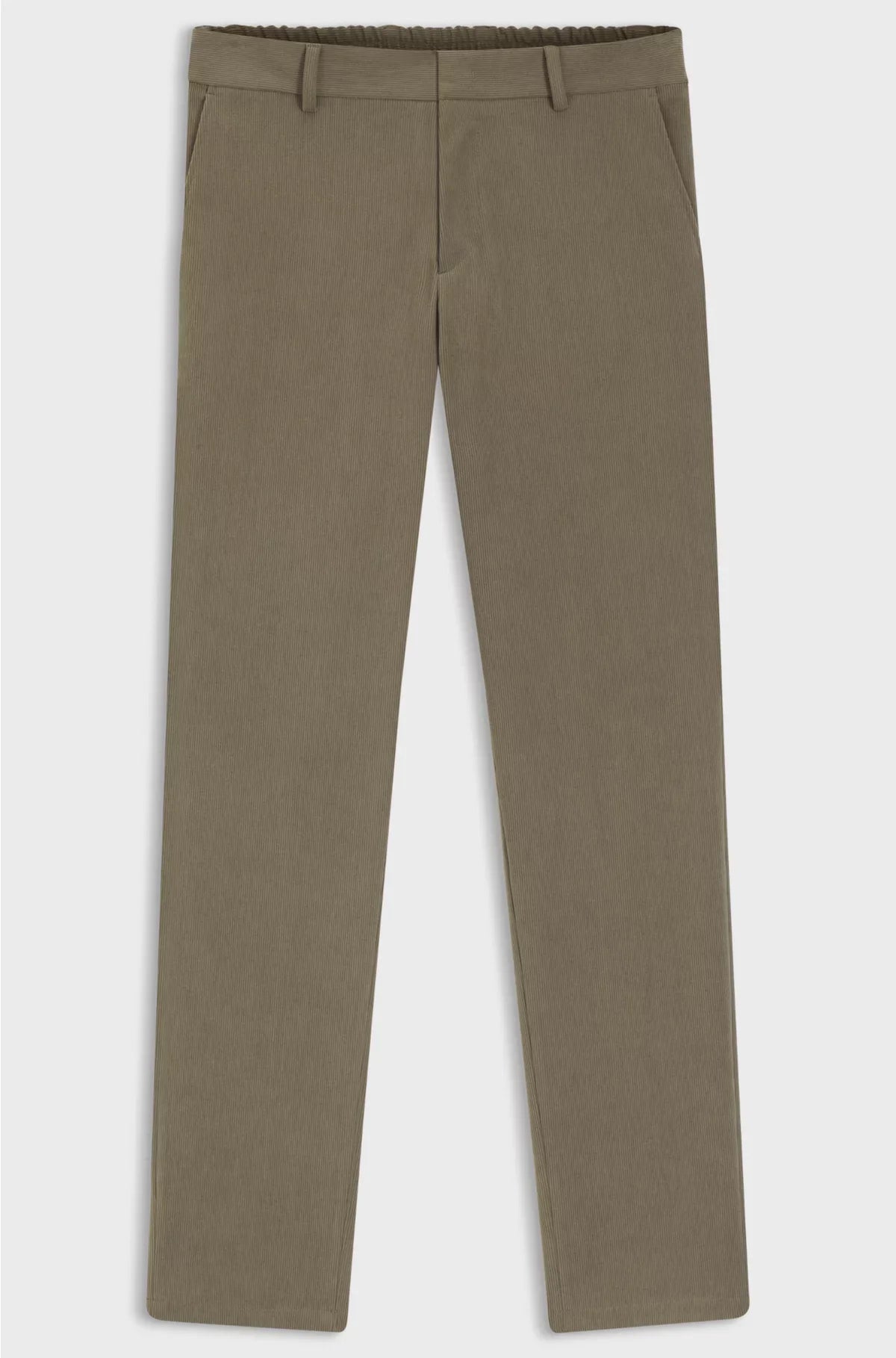 PANTALONI SLIM FIT IN VELLUTO A COSTINE ELASTICIZZATO