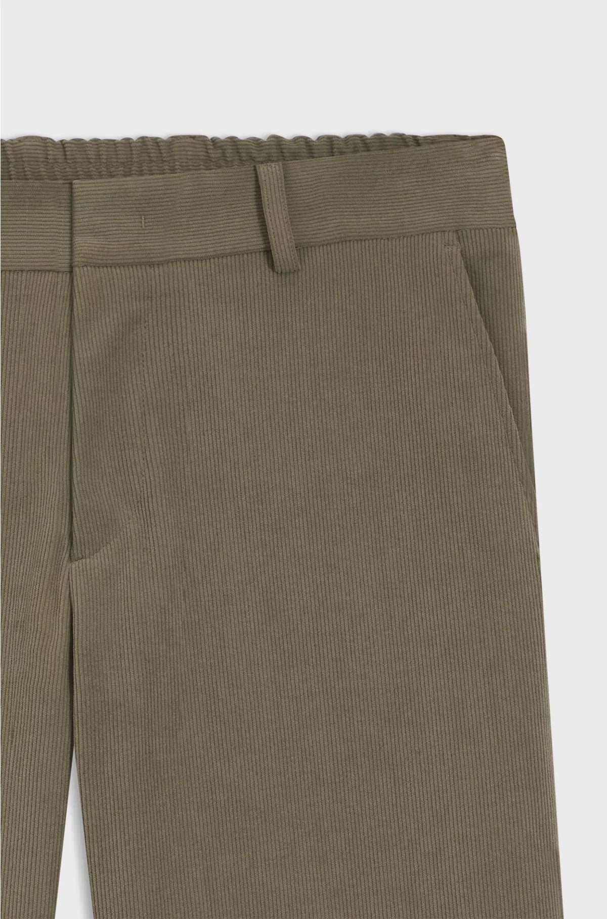 PANTALONI SLIM FIT IN VELLUTO A COSTINE ELASTICIZZATO
