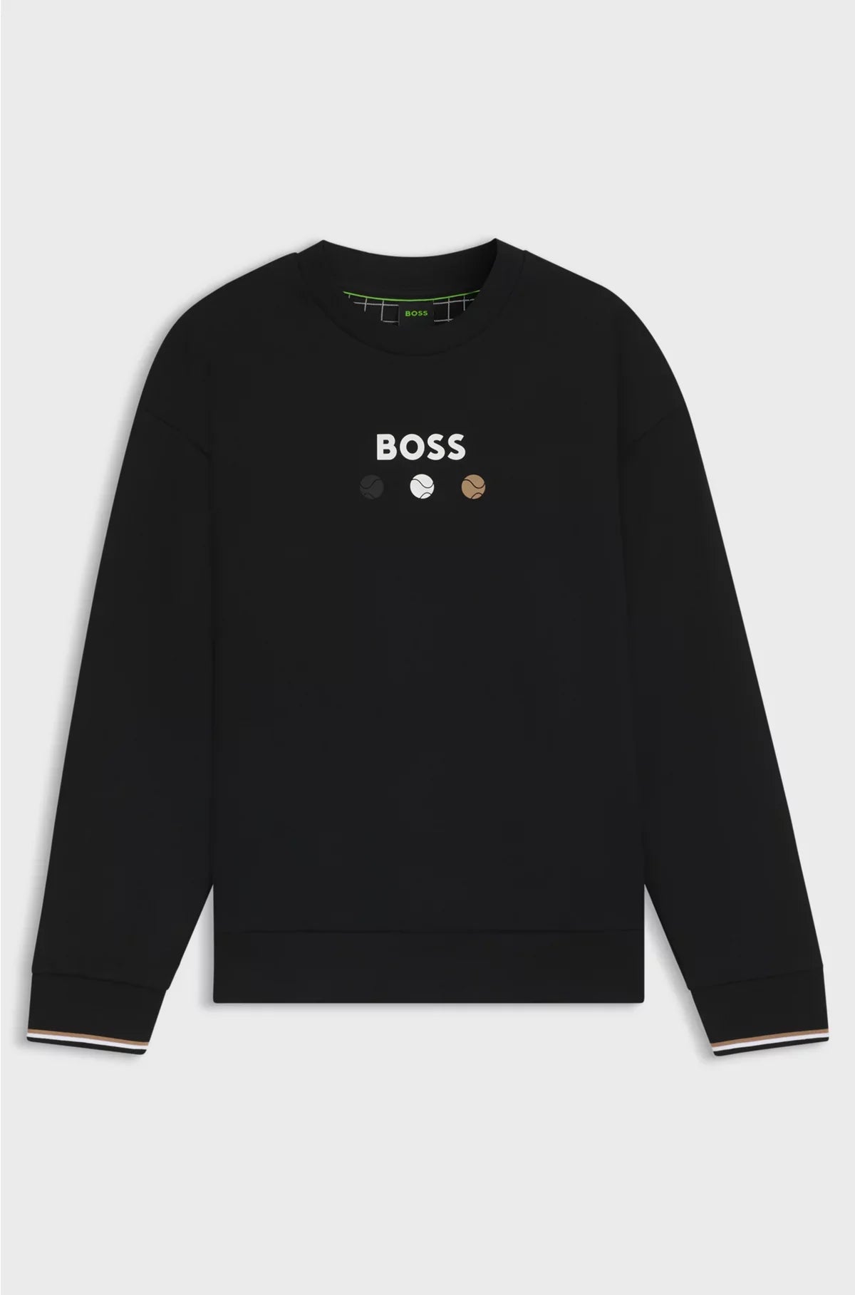 COTTON-TERRY SWEATSHIRT WITH LOGO DETAIL