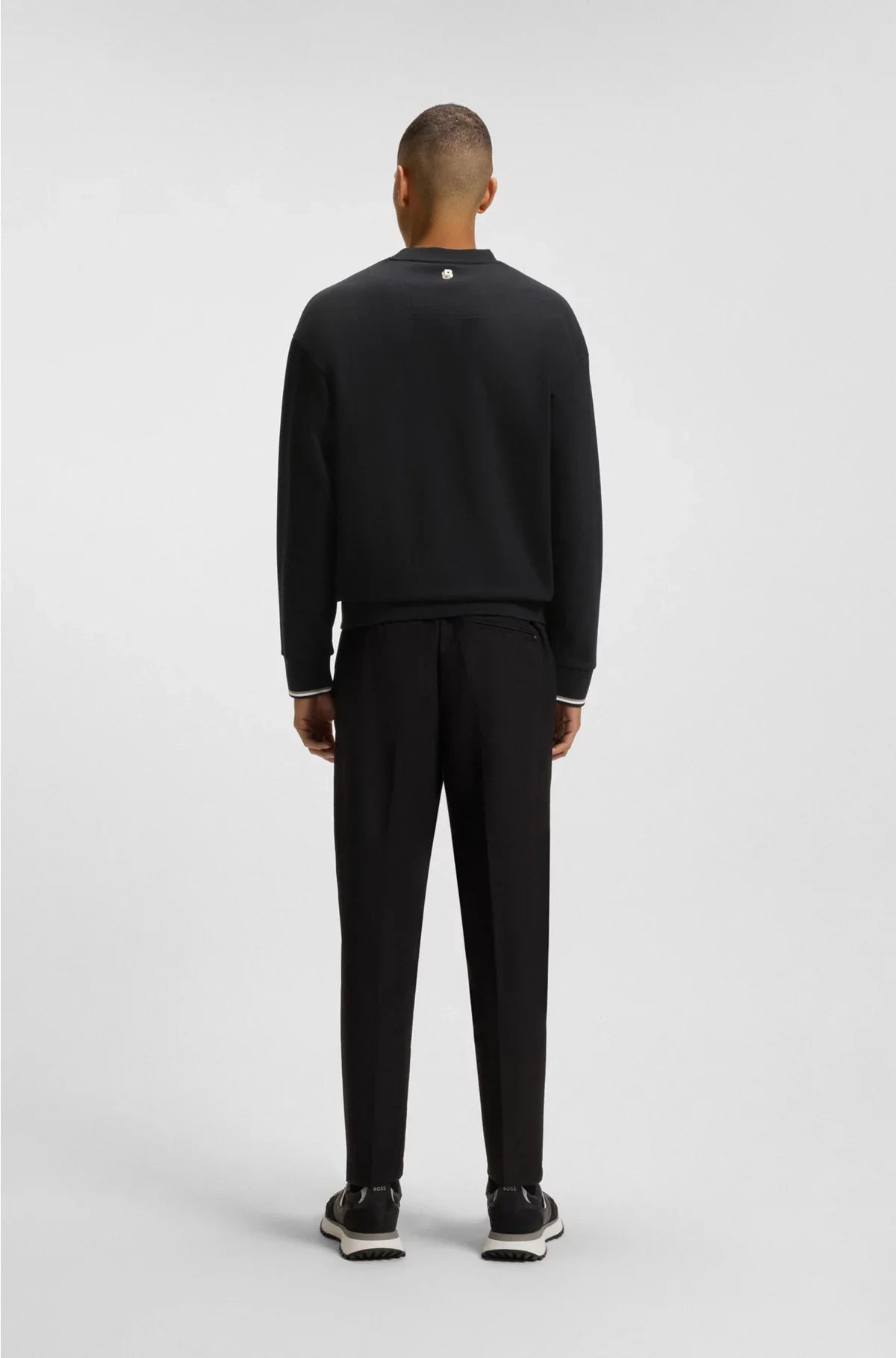 COTTON-TERRY SWEATSHIRT WITH LOGO DETAIL