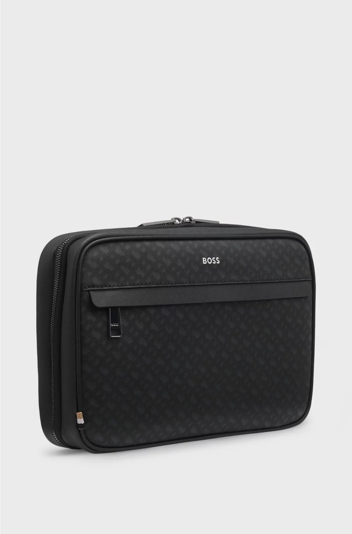 MONOGRAM WASHBAG WITH FOIL-EMBOSSED LOGO