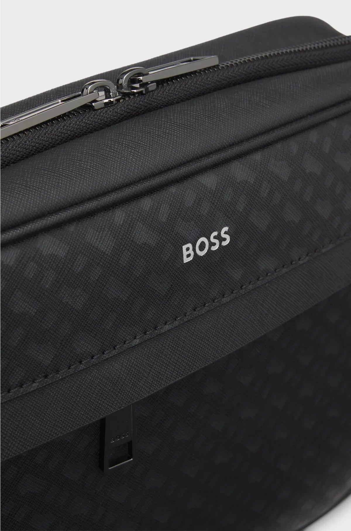 MONOGRAM WASHBAG WITH FOIL-EMBOSSED LOGO